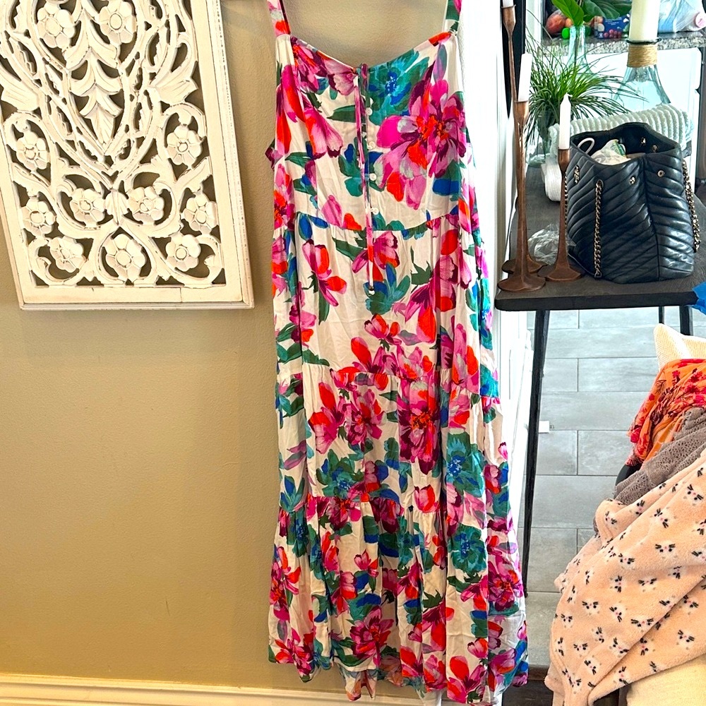 Proud Poppy Australia Vibrant Floral Maxi Dress